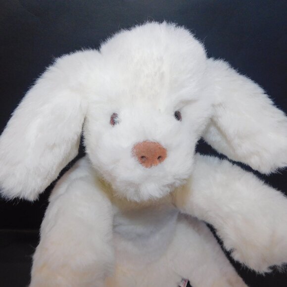 VTG 1985 Gund 16" Plush White Puppy Dog Muttsy stuffed floppy Toy Lovey - Picture 2 of 9
